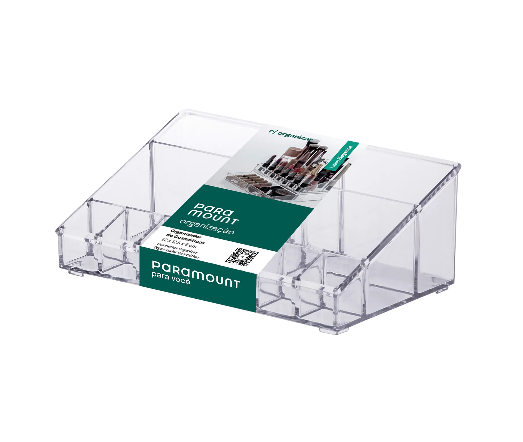 Castro Naves - ORGANIZADOR COSMETICOS ACRILICO 22x13x8cm - 105782 01
