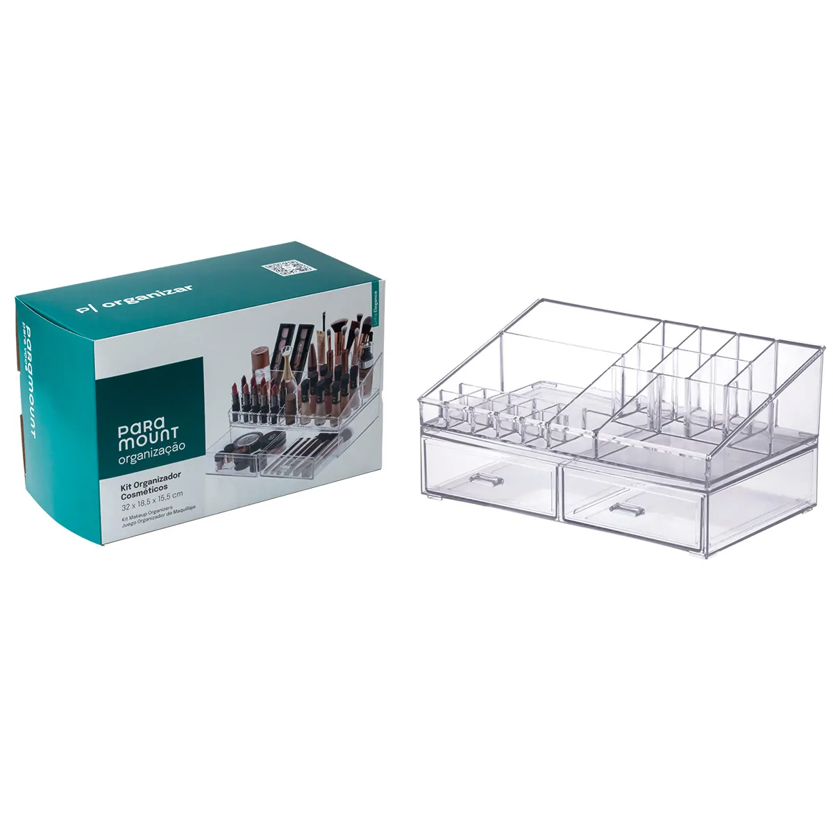 Castro Naves - ORGANIZADOR DE COSMETICOS CRISTAL 1094 - 12779 01