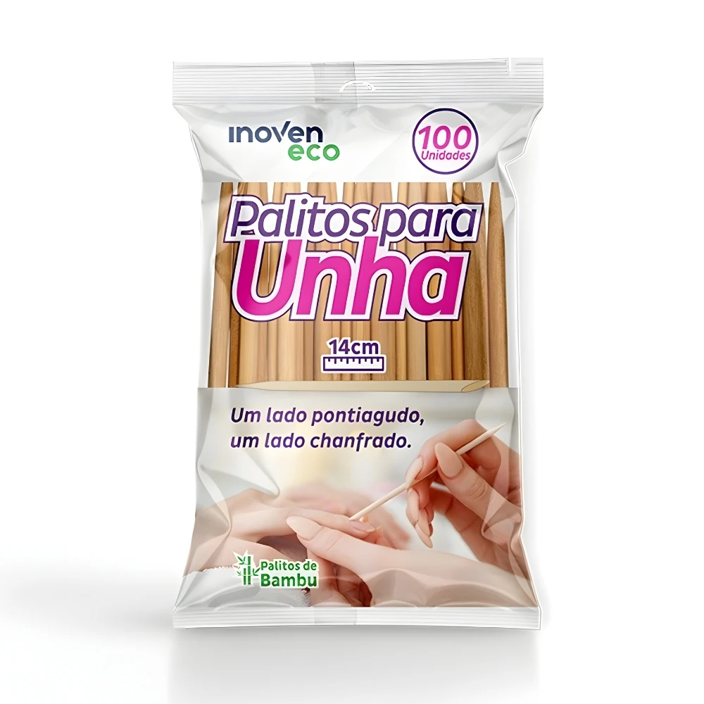 Imagem - Palito para Unha Chanfrado c/100