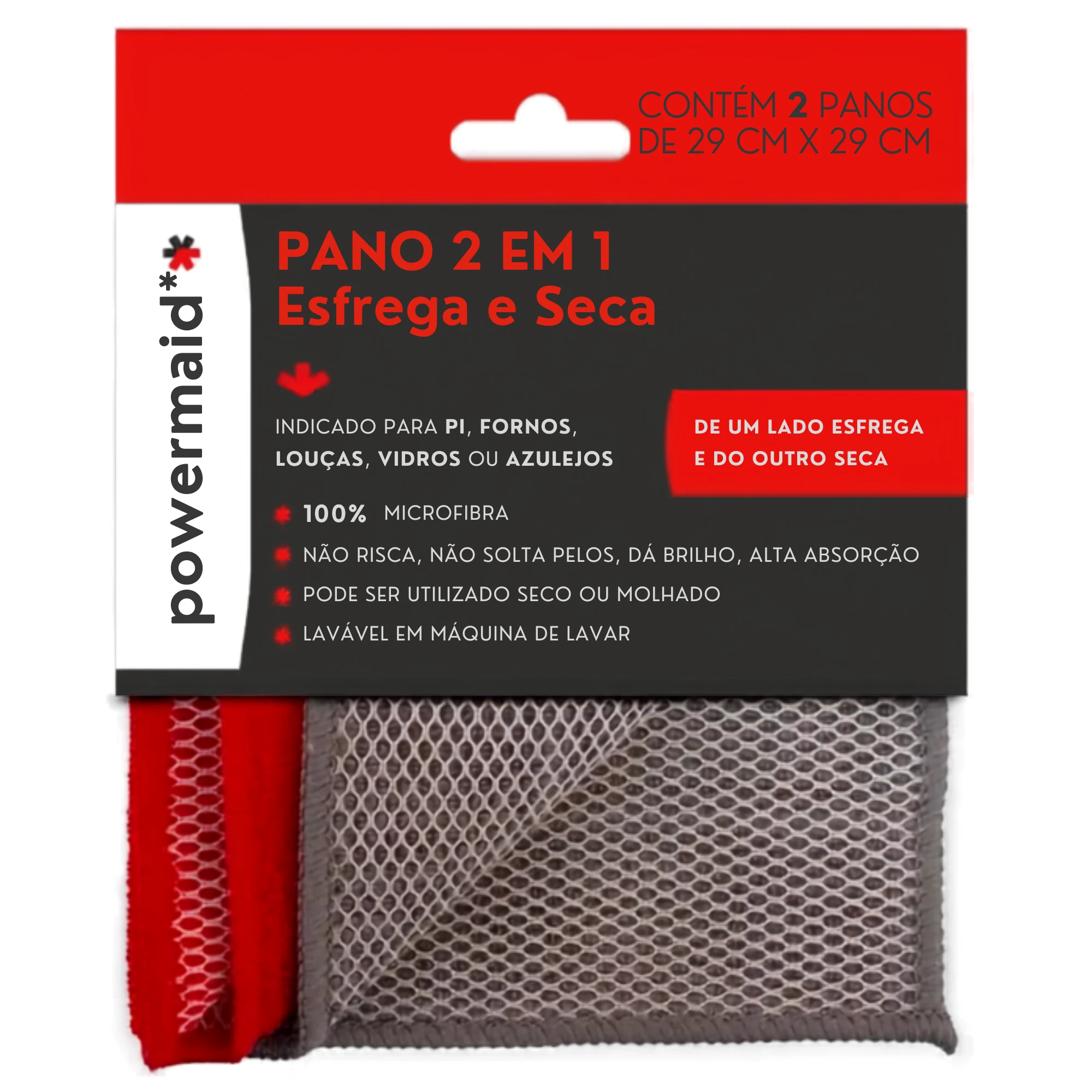Castro Naves - PANO 2 EM 1 ESFREGA E SECA 29CMX29CM - 10251 01