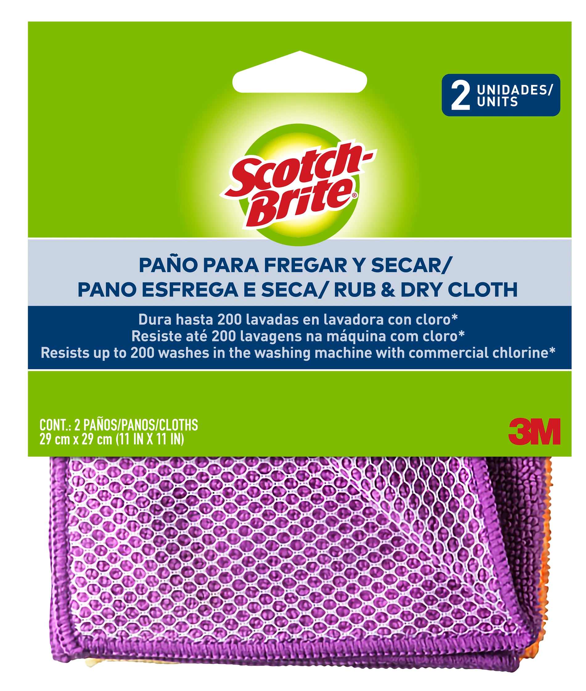 Castro Naves - PANO MICROFIBRA 2X1 SB 29X29CM  RX C/2 - 71332 01