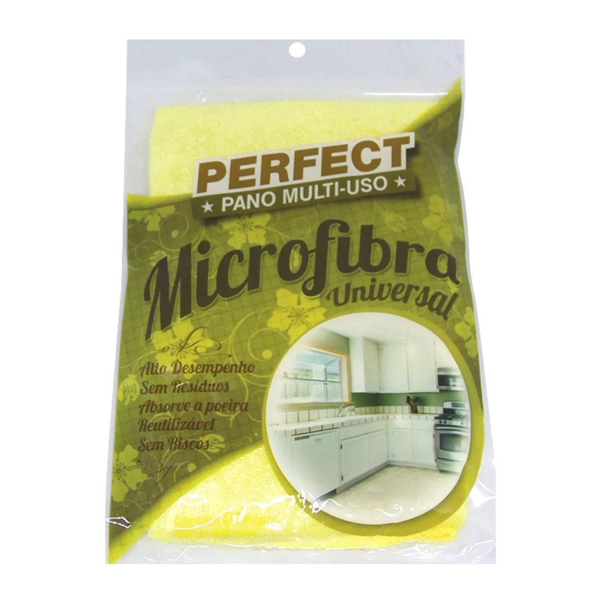 Castro Naves - PANO MICROFIBRA MULTIUSO 40X40CM AMARELO - 8551 01