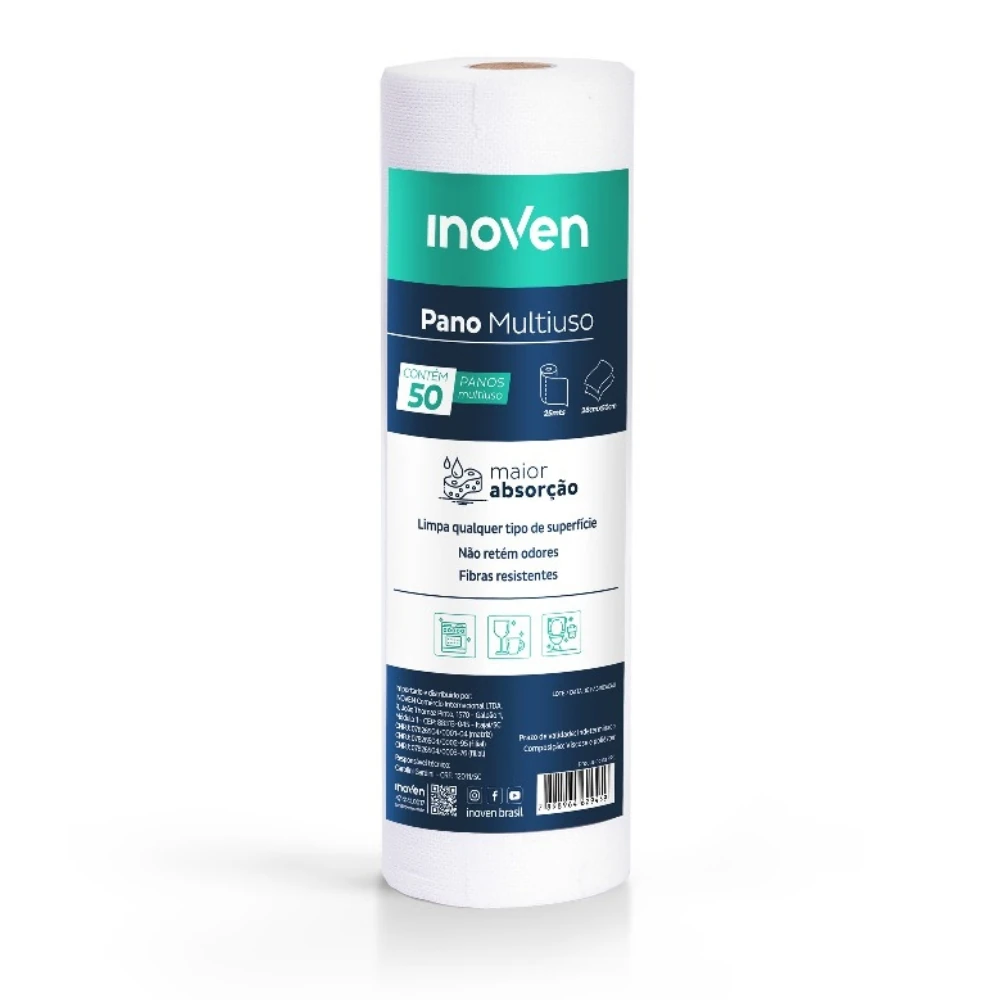 Castro Naves - PANO MULTIUSO 28X50CM BRANCO C/50 - 106868 01