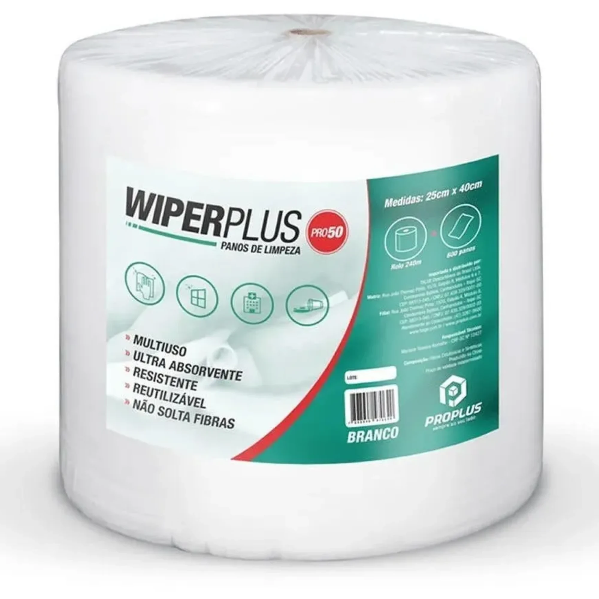 Castro Naves - PANO MULTIUSO 50G 240MX25CM BR WIPER PRO - 12491 01