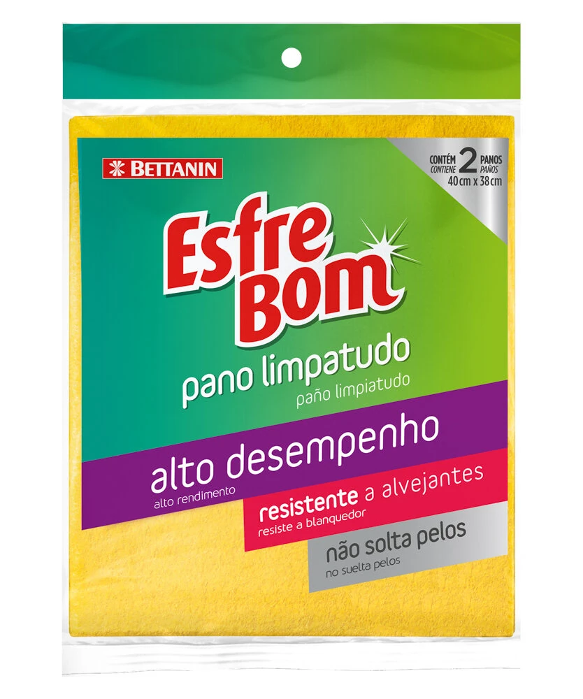 Castro Naves - PANO MULTIUSO VISCOSE 40X38CM C/2 AM - 15410 01