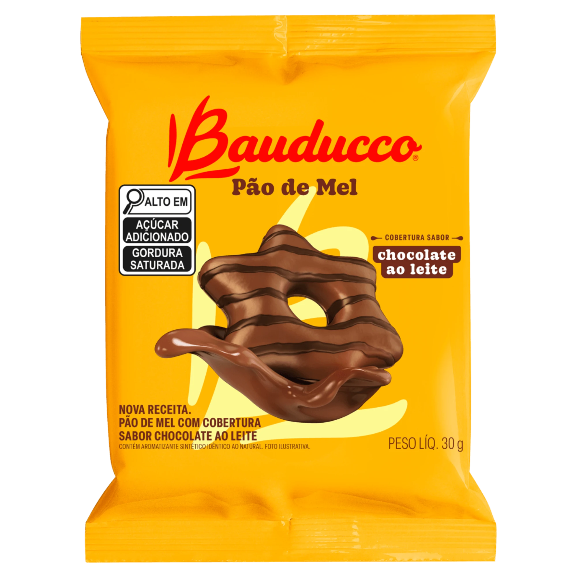 Castro Naves - PAO DE MEL BAUDUCCO 30G - 10019 01