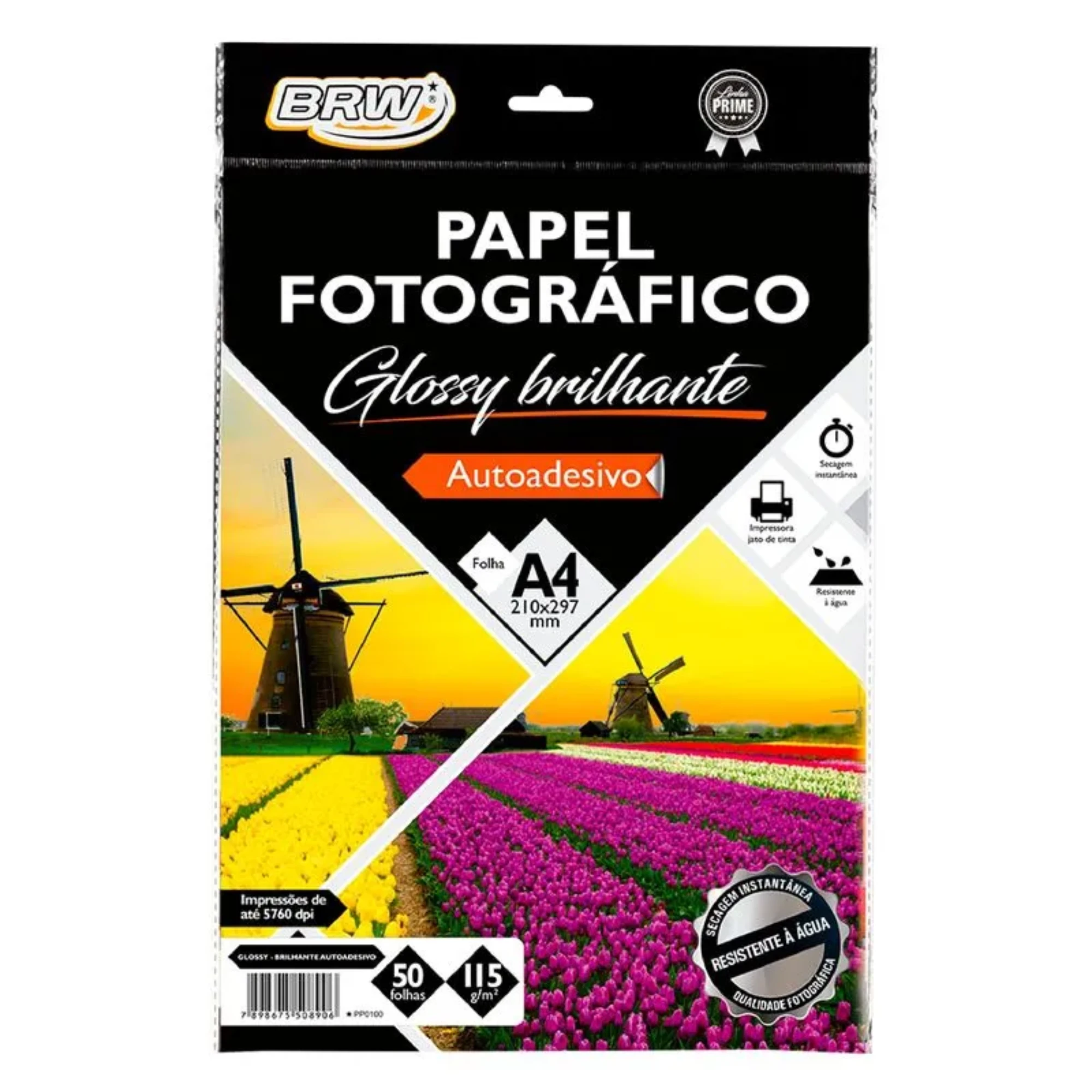 Castro Naves - PAPEL FOTOGRAFICO ADESIVO BRILHANTE CX/50 FL - 9190 01