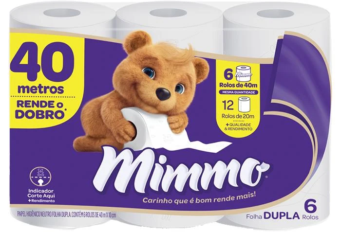 Castro Naves - PAPEL H. 40M FL DUPLA MIMMO PT/6 - 10121 01