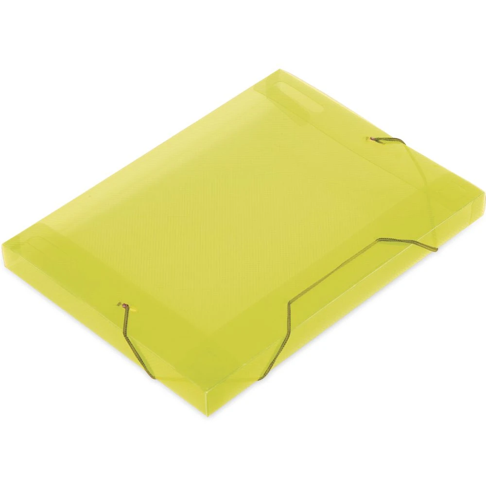 Castro Naves - PASTA COM ELASTICO OF 30MM SOFT AMARELA - 13349 01