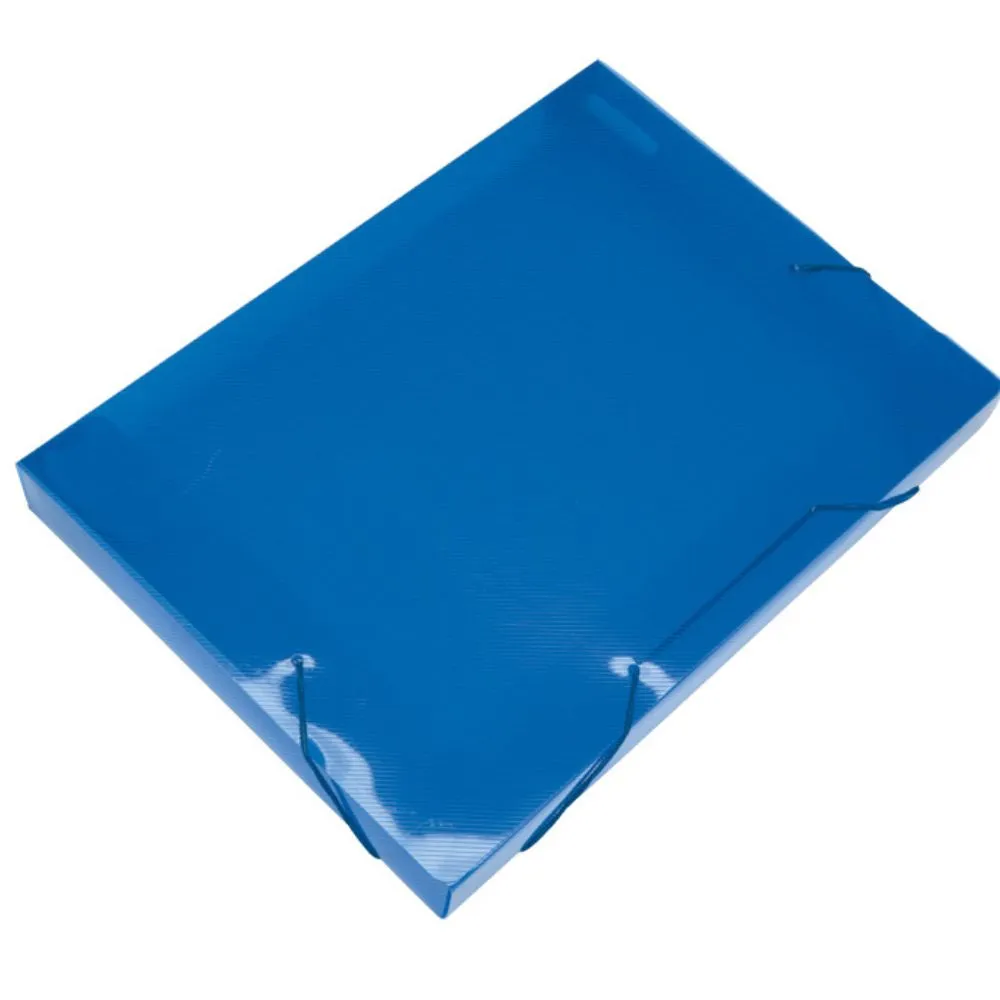Castro Naves - PASTA COM ELASTICO OF 40MM SOFT AZUL - 8485 01