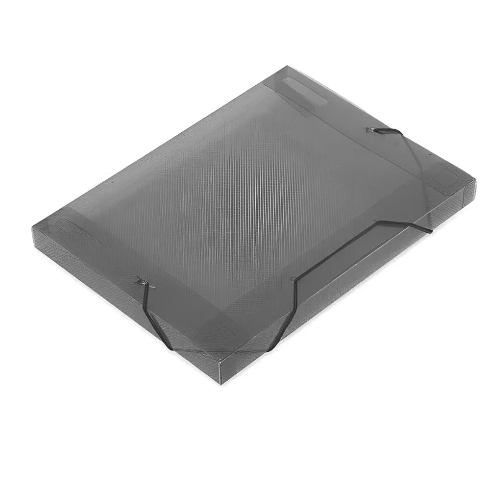 Castro Naves - PASTA COM ELASTICO OF 40MM SOFT FUME - 8467 01