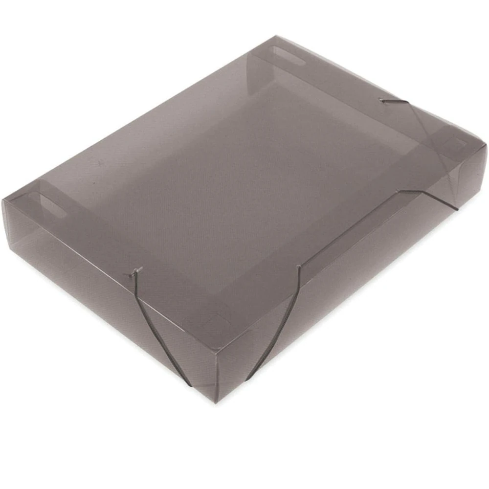 Castro Naves - PASTA COM ELASTICO OF 55MM SOFT FUME - 8468 01