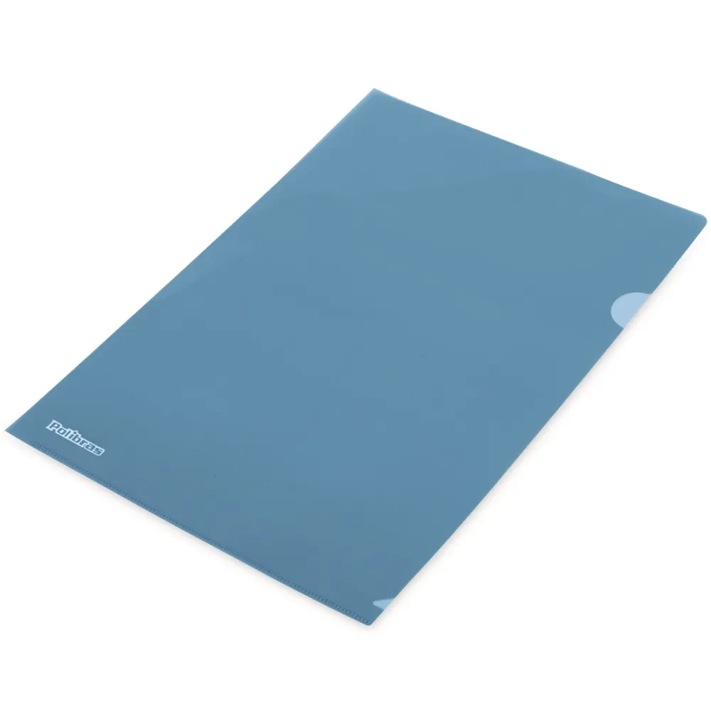 Castro Naves - PASTA L A4 NEW LINE PP AZUL PT/10 - 13411 01