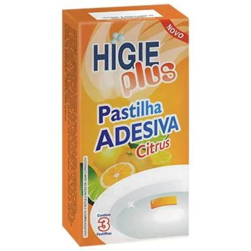 Castro Naves - PASTILHA ADESIVA HIGIEPLUS CITRUS C/3 DE 8G - 10134 01