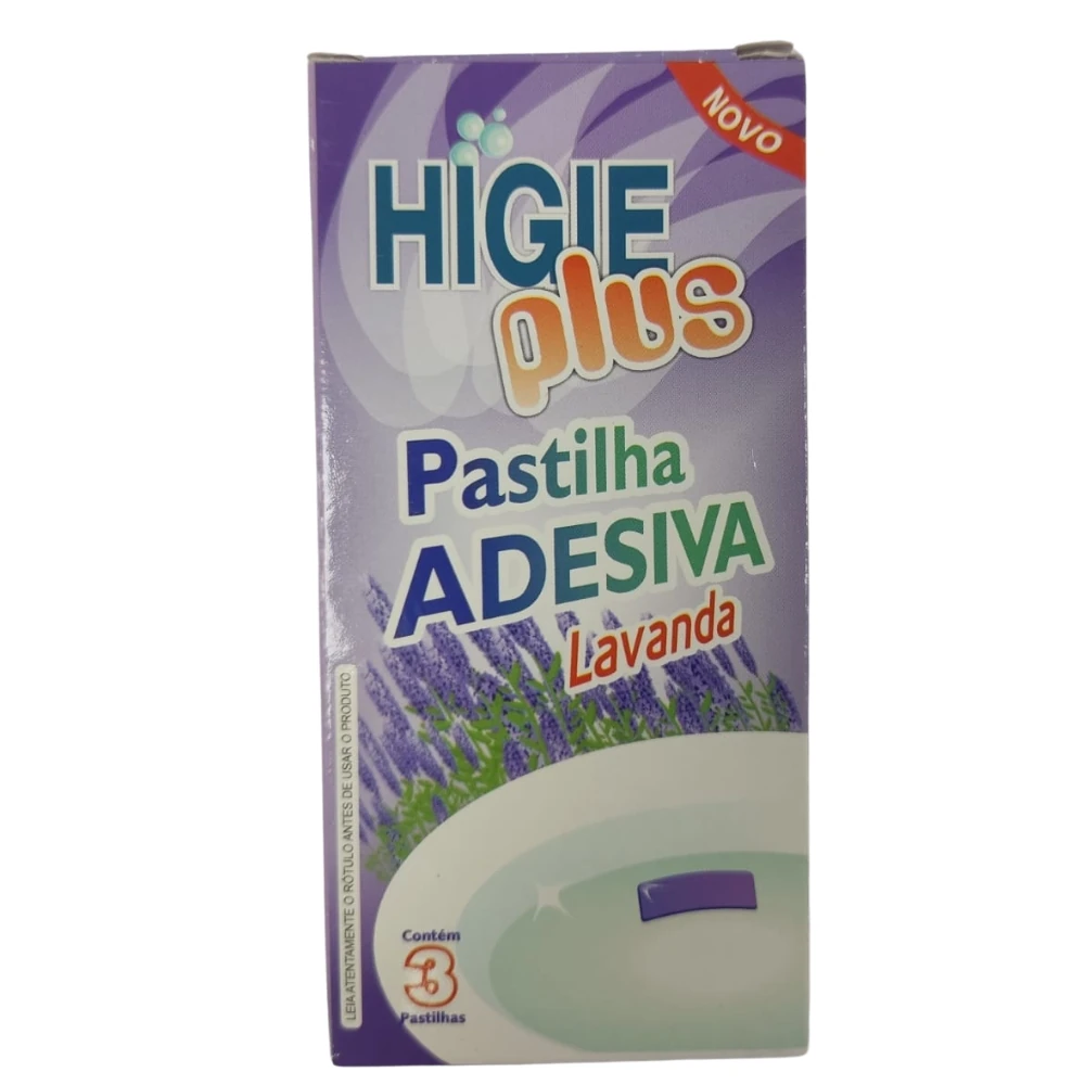 Castro Naves - PASTILHA ADESIVA HIGIEPLUS LAVANDA C/3 DE 8G - 10133 01
