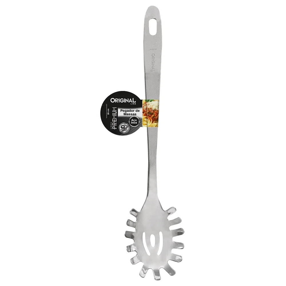 Imagem - Pegador de Massas em Aço Inox 29,5cm Linha Premium SL0370