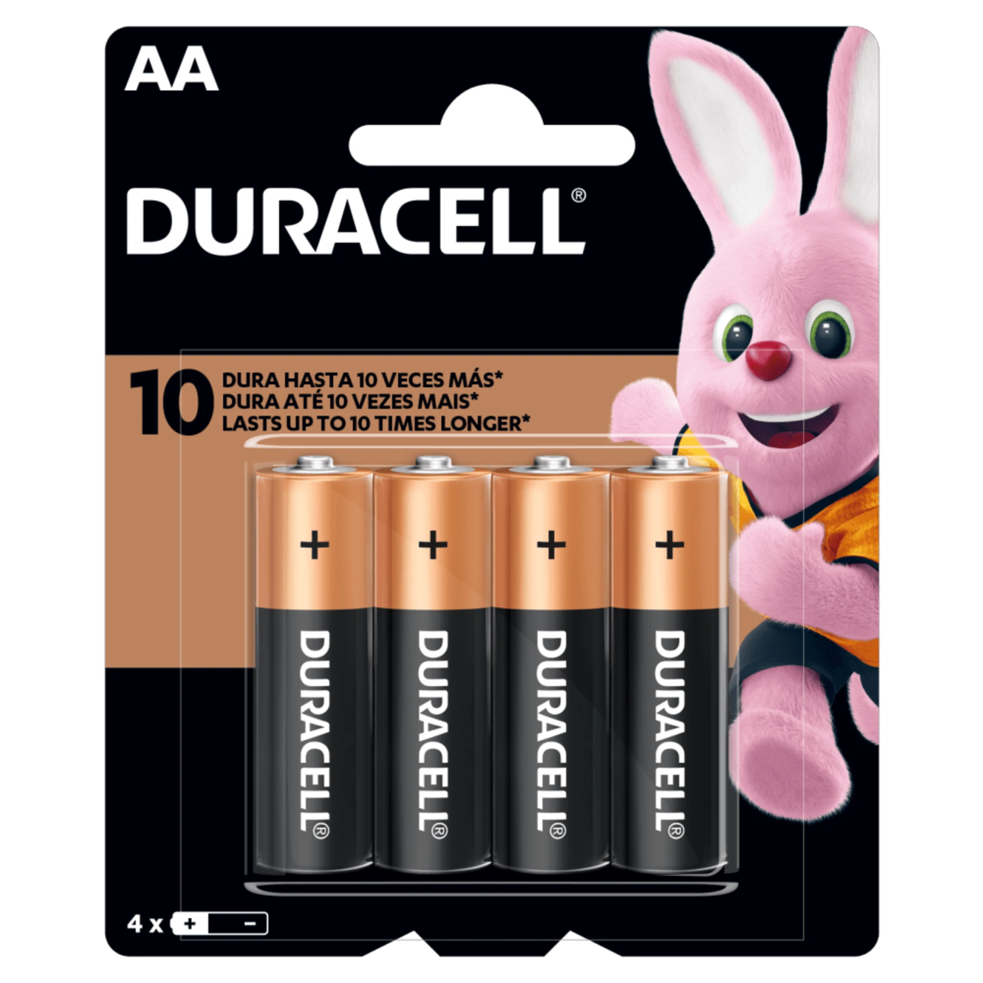 Castro Naves - PILHA ALCALINA AA PEQUENA DURACELL 1,5V PT/4 - 11425 01