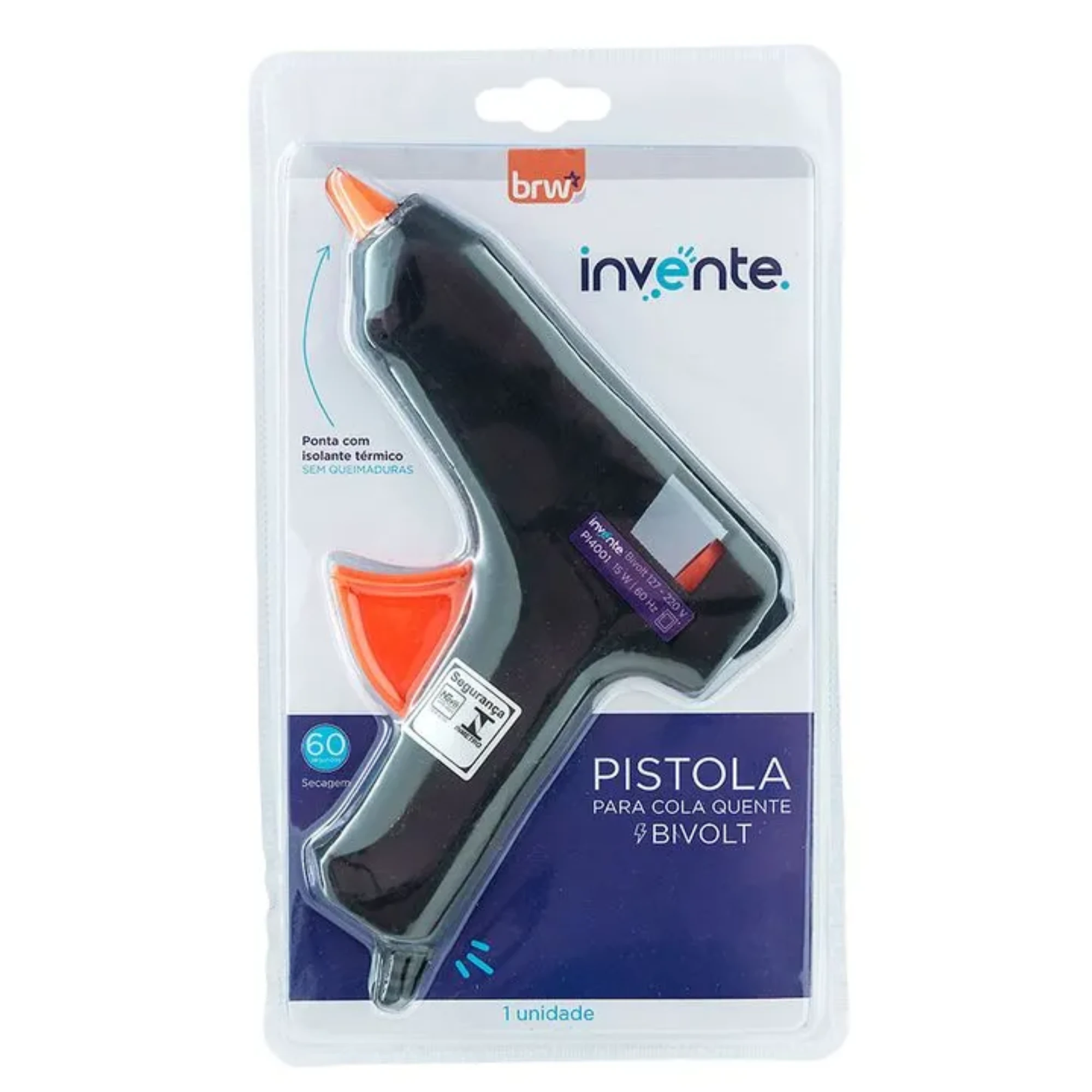 Castro Naves - PISTOLA ELETRICA DE COLA QUENTE 15WATS BIVOLT - 9187 01