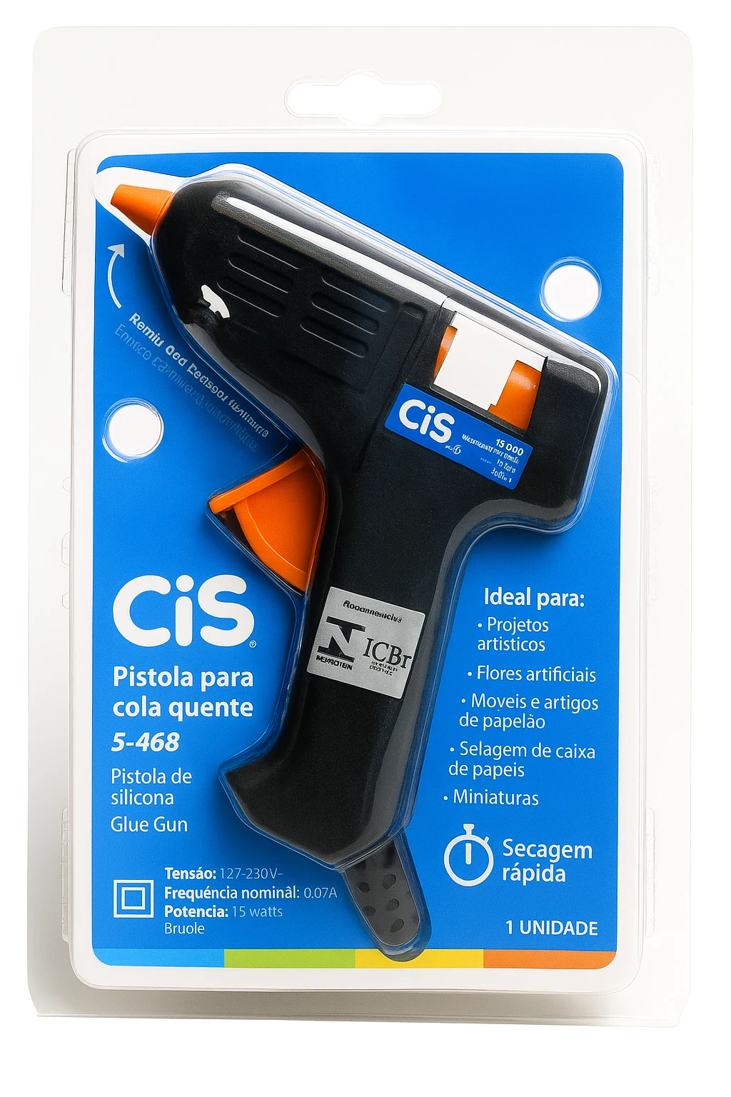 Castro Naves - PISTOLA ELETRICA DE COLA QUENTE PEQ S468 - 11648 01