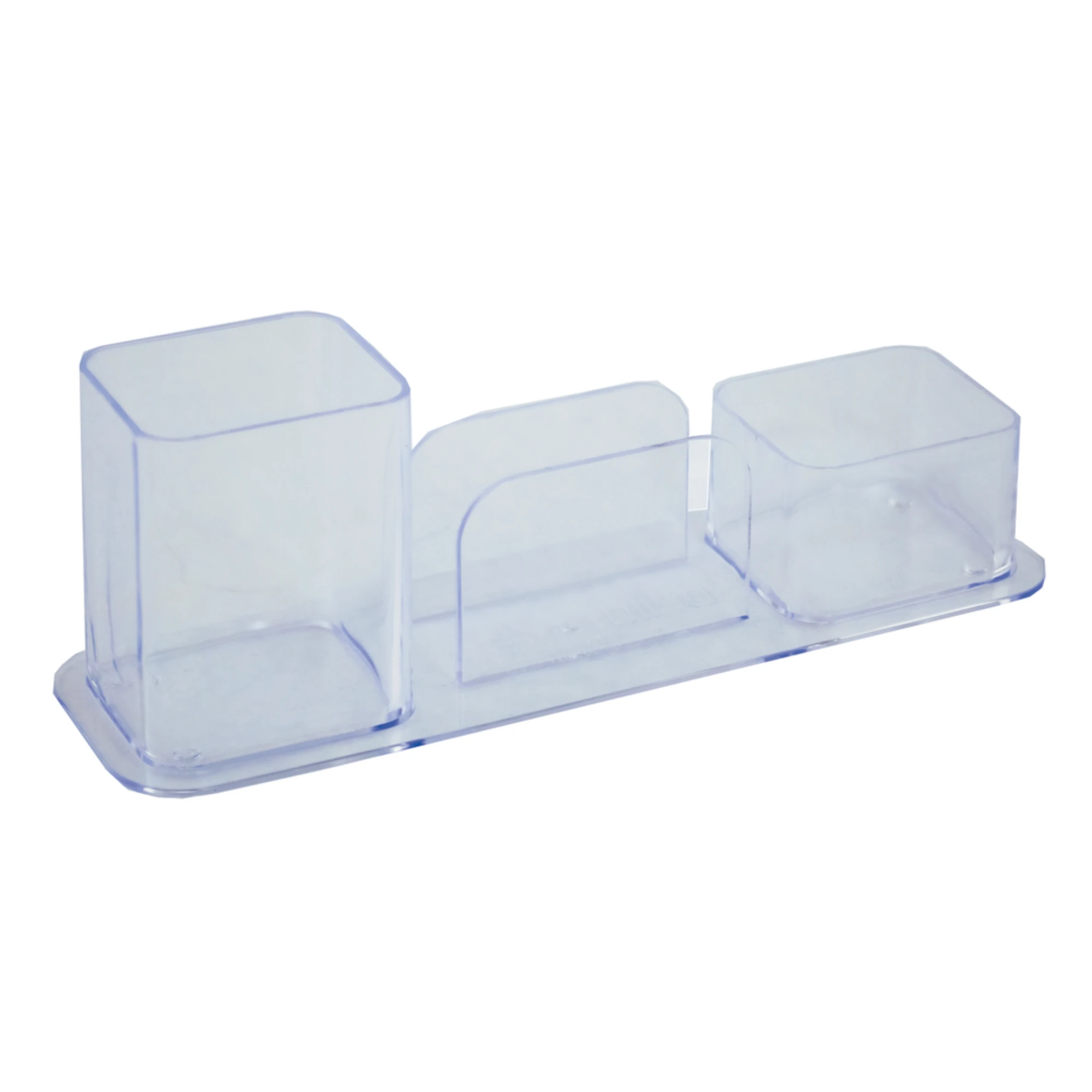 Castro Naves - PORTA CANETAS CLIPS LEMBRETE CRISTAL HORIZ. - 8963 01