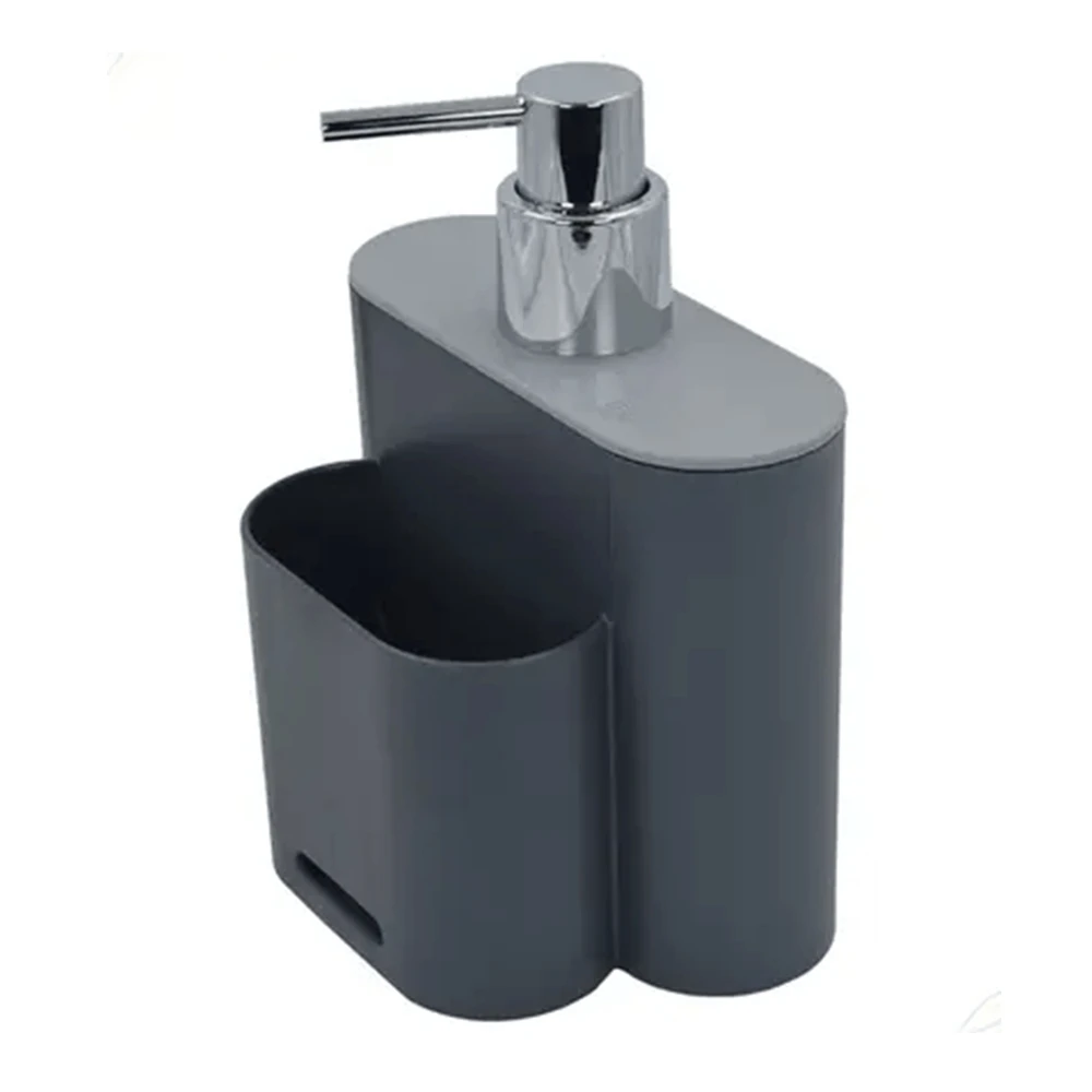 Castro Naves - PORTA DETERGENTE E ESPONJA 500ML FLAT CINZA - 8839 01