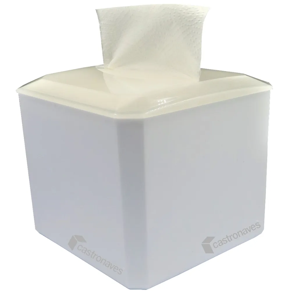 Castro Naves - PORTA GUARDANAPO JUMBO BRANCO C/TP CRISTAL - 14956 01