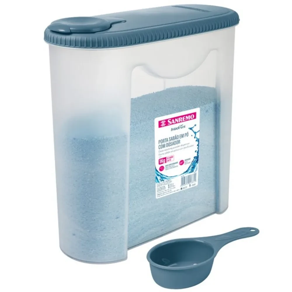 Castro Naves - PORTA SABAO EM PO COM DOSADOR 1KG - 14779 01