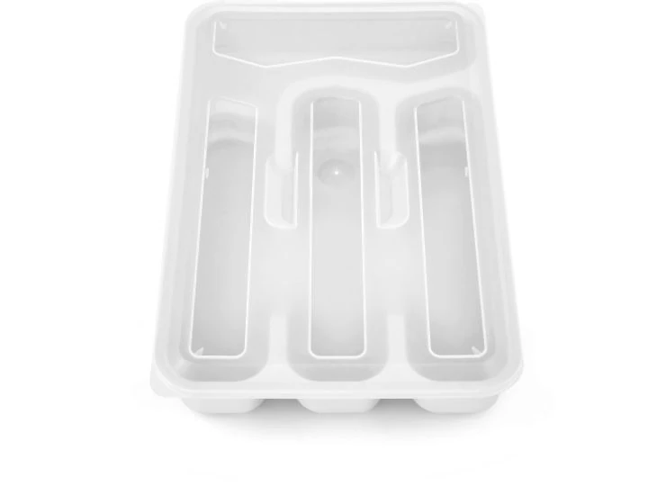 Castro Naves - PORTA TALHERES COM TAMPA 4 DIV BRANCO - 106753 01