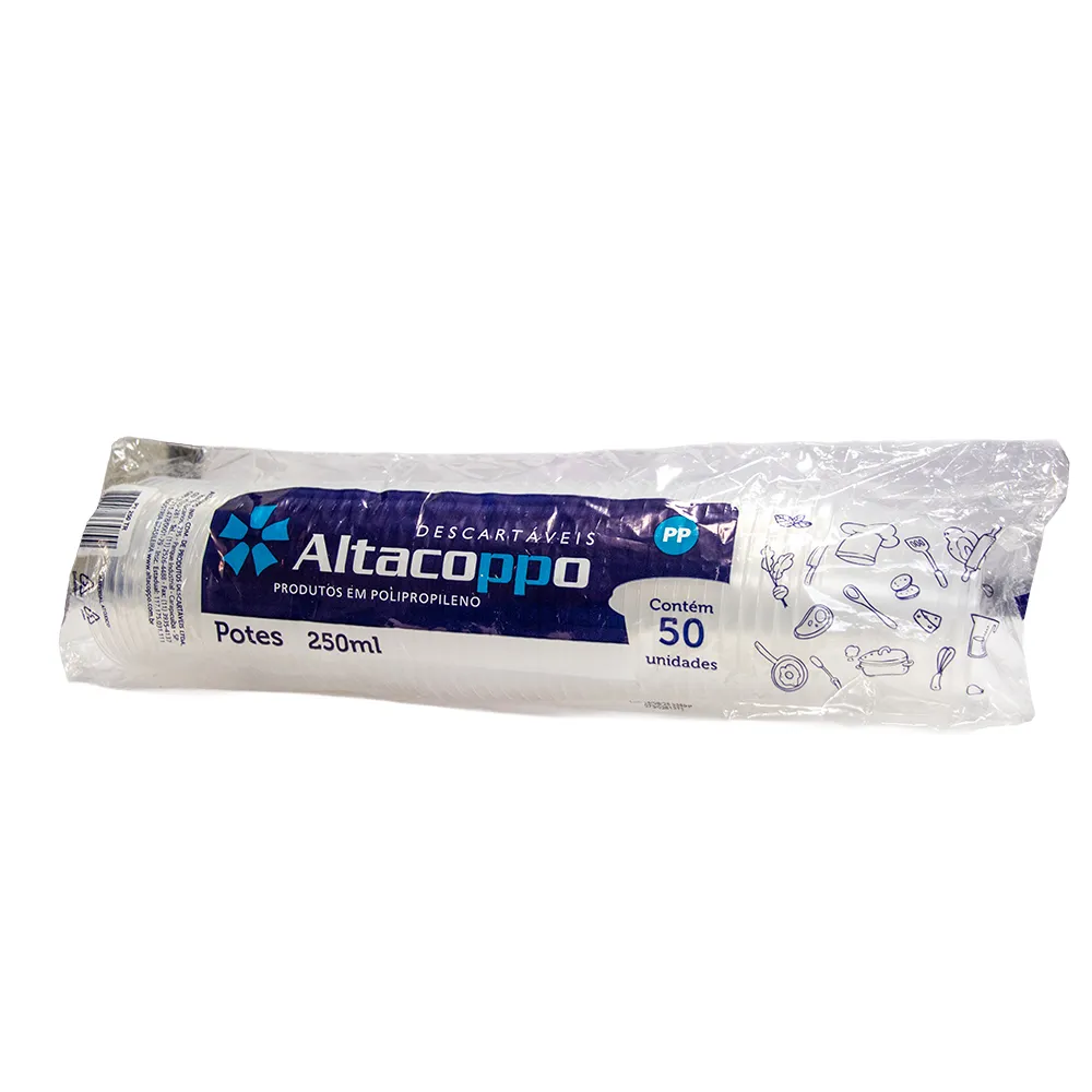 Castro Naves - POTE DESC. 250ML PP TR PT/50 - 10178 01