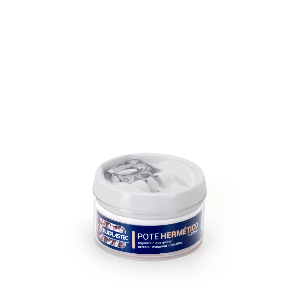 Castro Naves - POTE HERMETICO PP CRISTAL RD PEQUENO 350ML - 10073 01