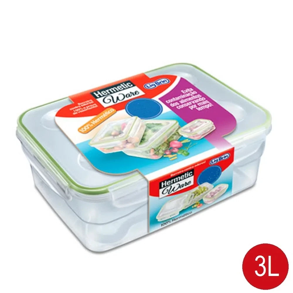 Castro Naves - POTE HERMETICO RETANGULAR TR 3 L - 11963 01