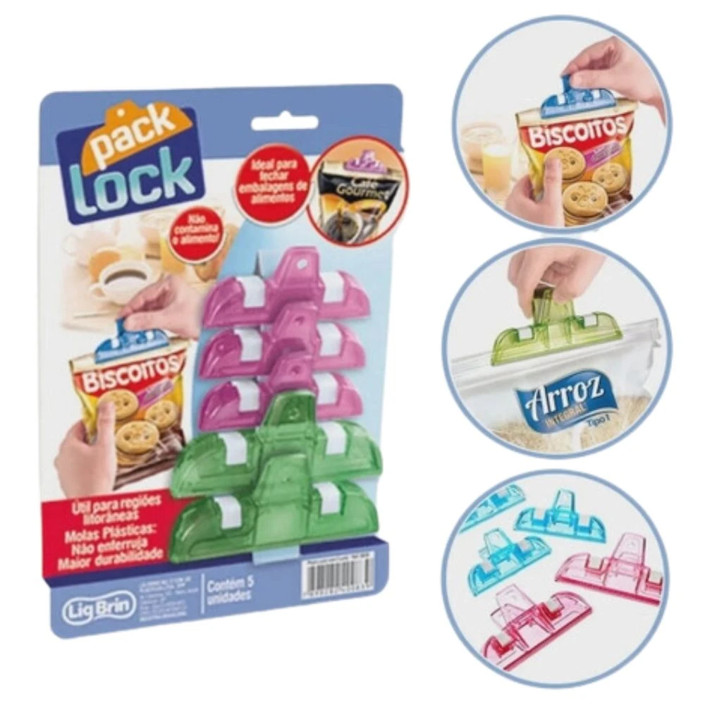 Castro Naves - PRENDEDORES DE EMBALAGENS PACK LOCK COM 5 - 9245 01