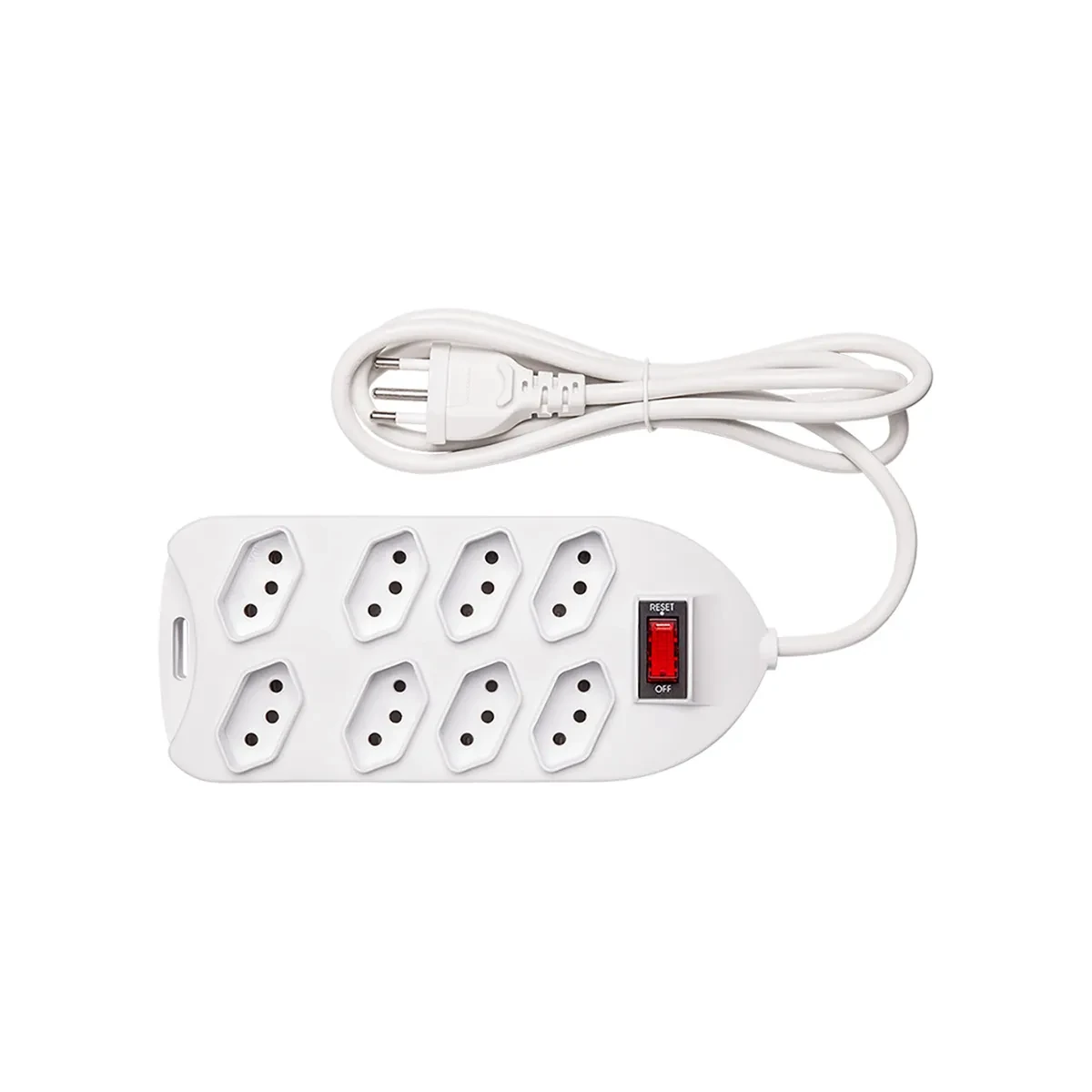 Imagem - Protetor Eletrônico Intelbras com 8 Tomadas EPE 1008+ Branco