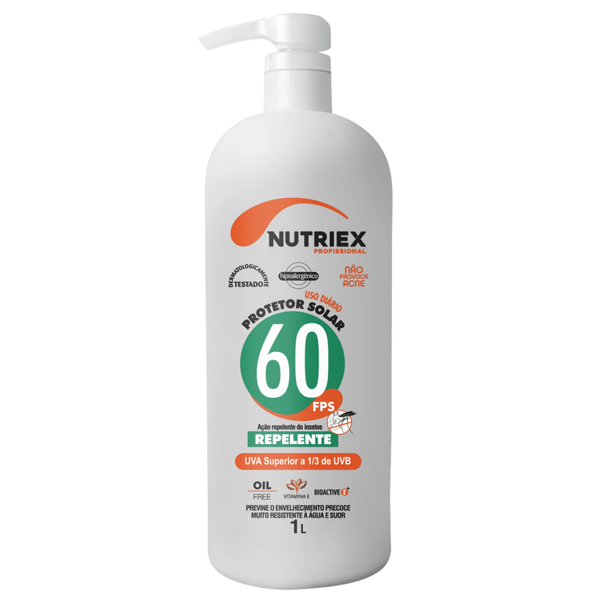 Castro Naves - PROTETOR SOLAR REPELENTE FPS 60 PROF. 1 L - 14449 01