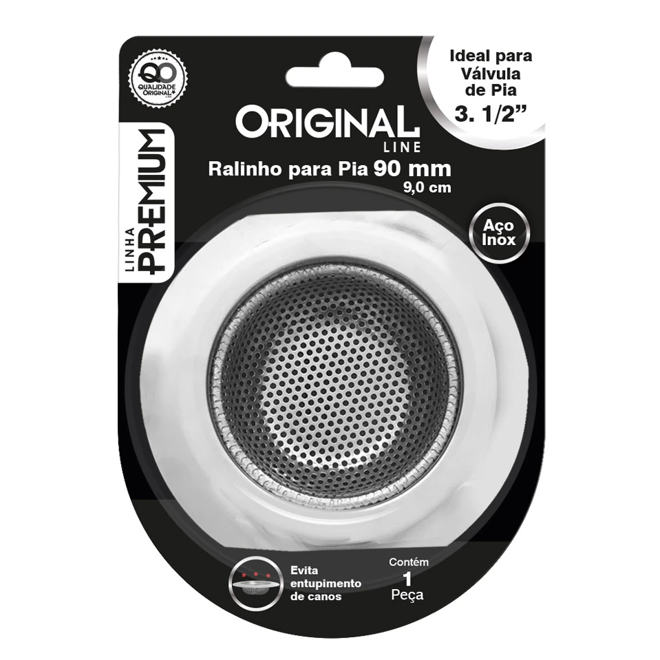 Castro Naves - RALO PARA PIA GRANDE 9CM INOX PREMIUM  - 8690 01
