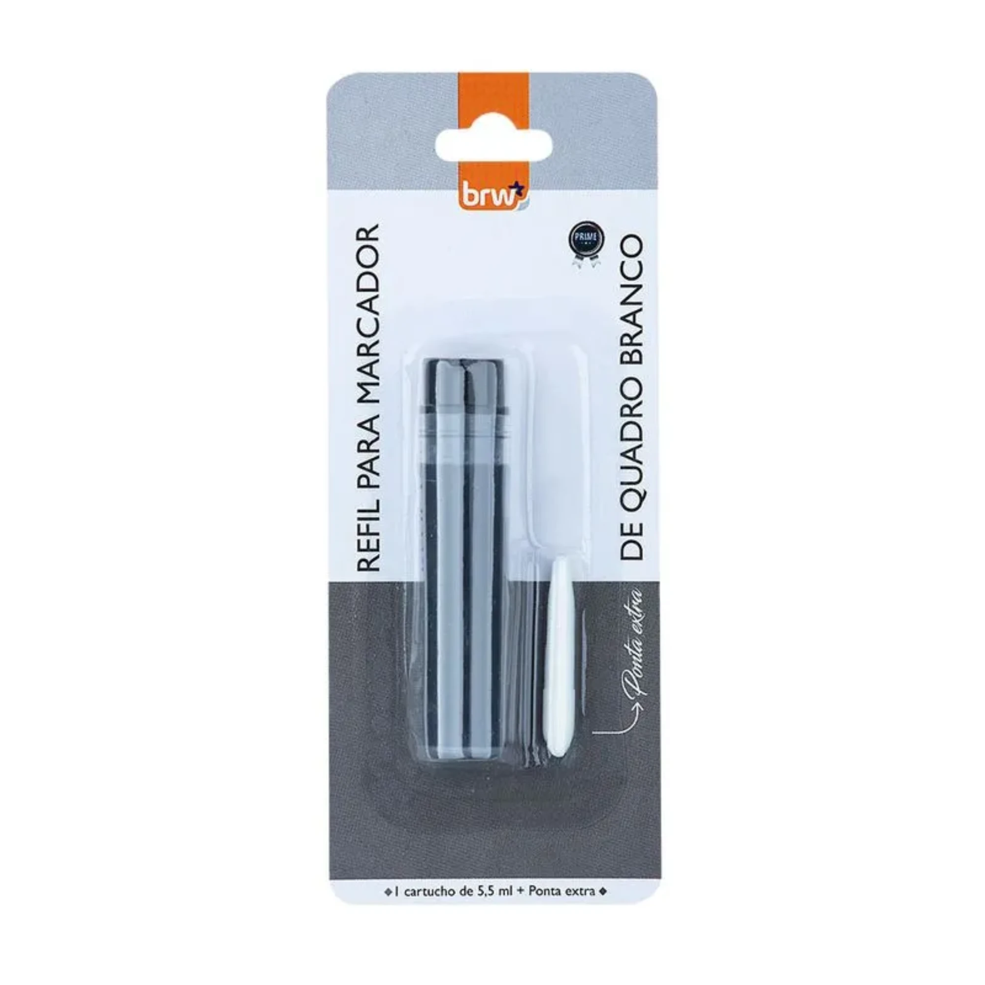 Castro Naves - REFIL MARCADOR QUADRO BCO 5,5ML PR E PONTA - 9194 01