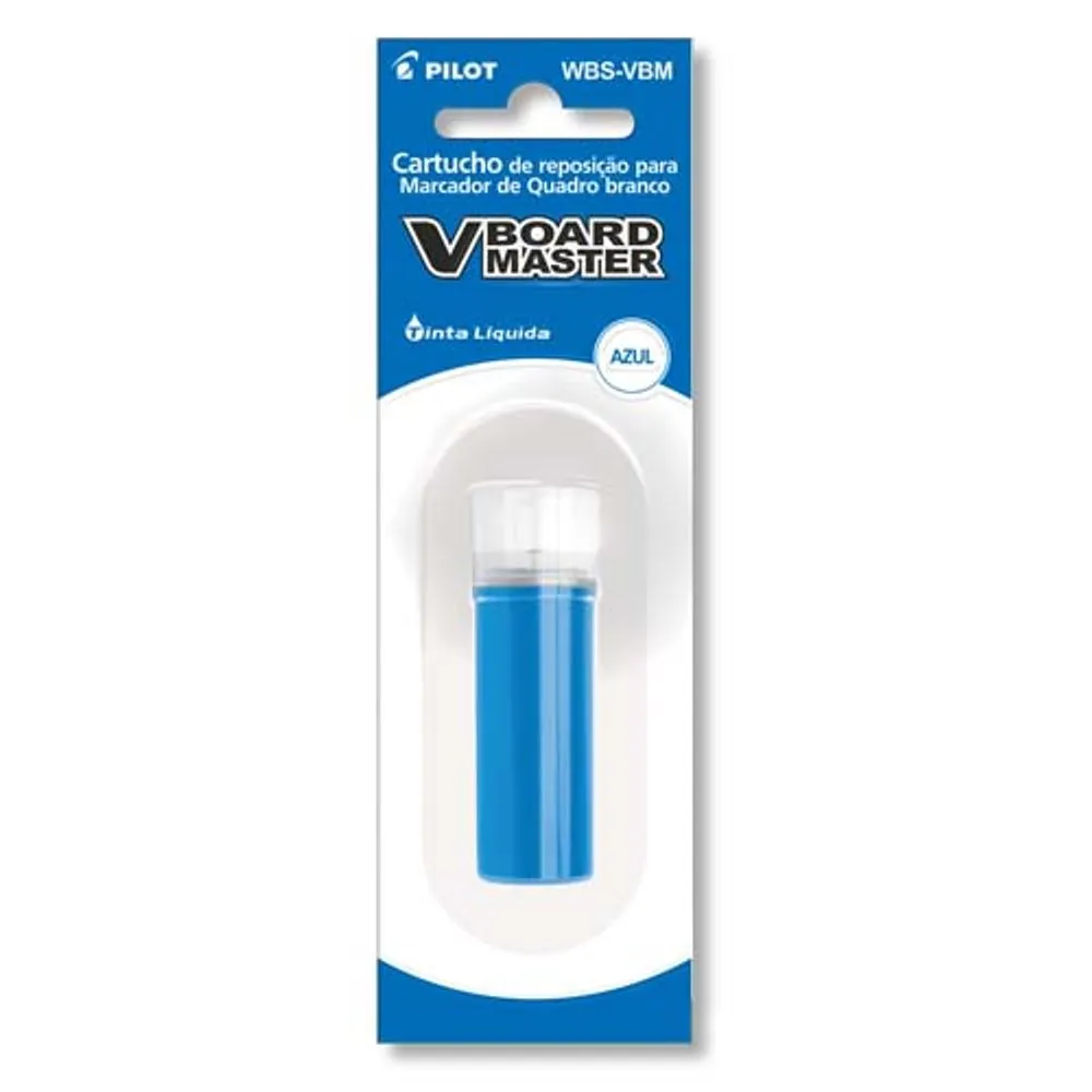 Castro Naves - REFIL MARCADOR QUADRO BCO VBM 5,5ML AZUL - 33456 01