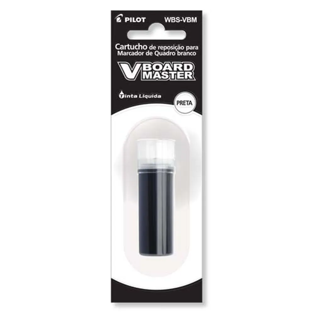 Castro Naves - REFIL MARCADOR QUADRO BCO VBM 5,5ML PT - 33449 01