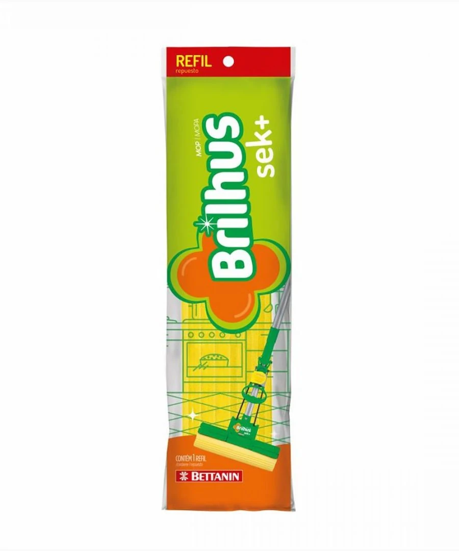 Castro Naves - REFIL PARA MOP RODO MAGICO BRILHUS AM - 11535 01