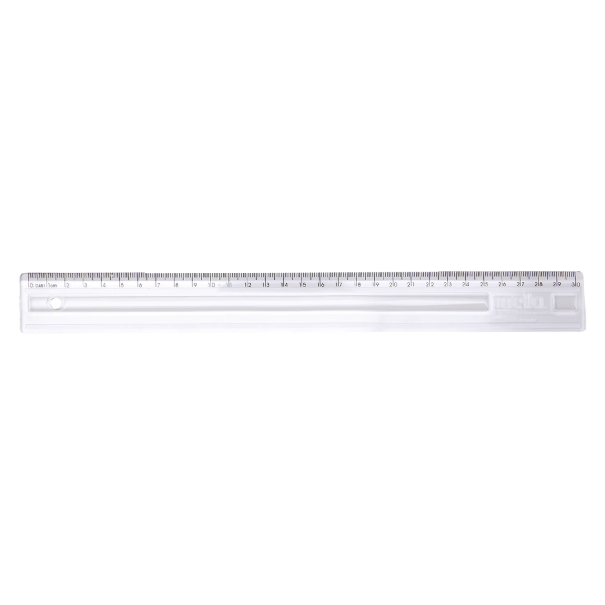 Castro Naves - REGUA 30CM CRISTAL DELLOCOLOR - 37671 01