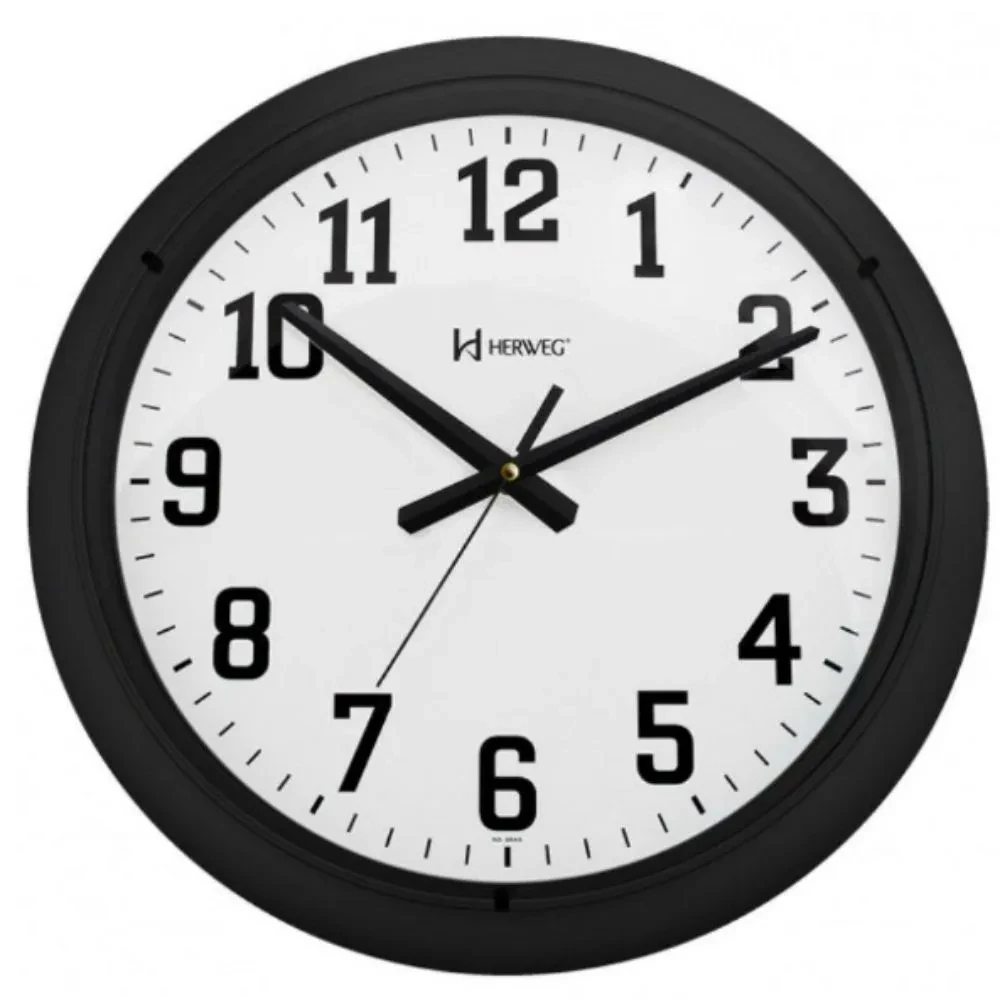 Castro Naves - RELOGIO DE PAREDE 40CM PLAST. PR 660129-34 - 9707 01