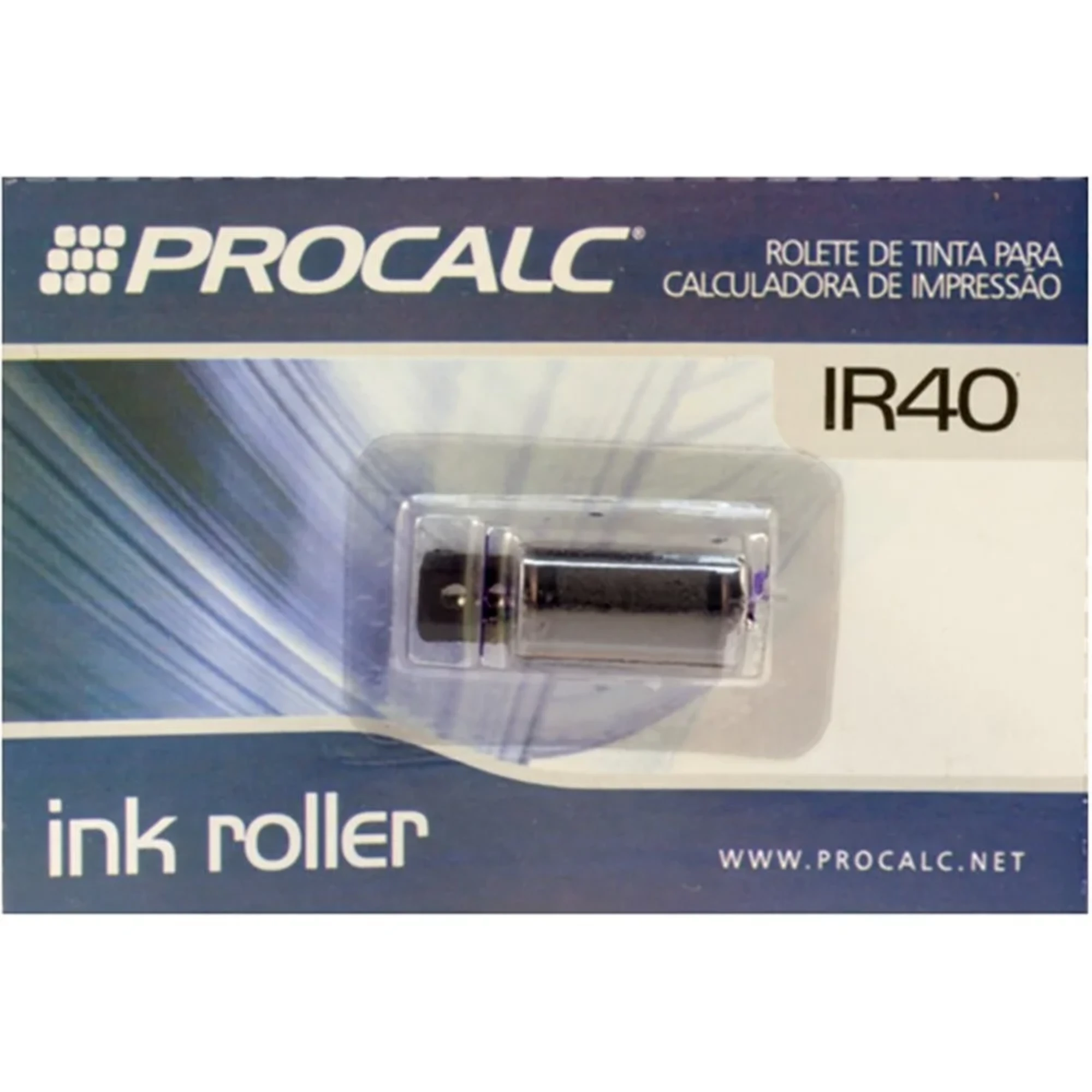Castro Naves - ROLETE DE IMPRESSAO PROCALC TINTA AZUL IR40 - 9005 01