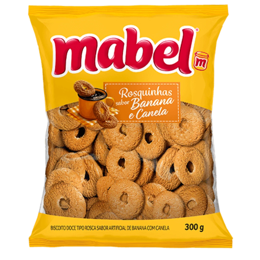 Castro Naves - ROSQUINHA MABEL BANANA COM CANELA 300G - 9859 01