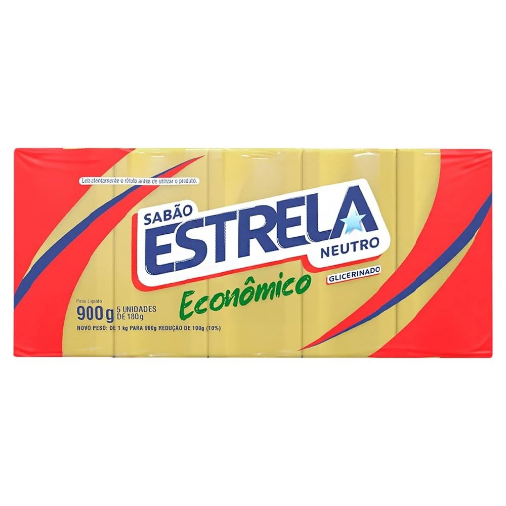 Castro Naves - SABAO EM BARRA GLICERINADO NEUTRO 5X180G - 9045 01