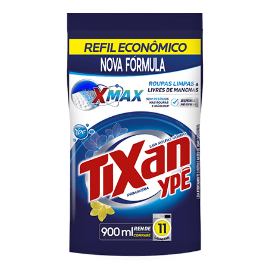 Castro Naves - SABAO LIQ. LAVA ROUPAS TIXAN YPE PRIMAV 900ML - 106633 01