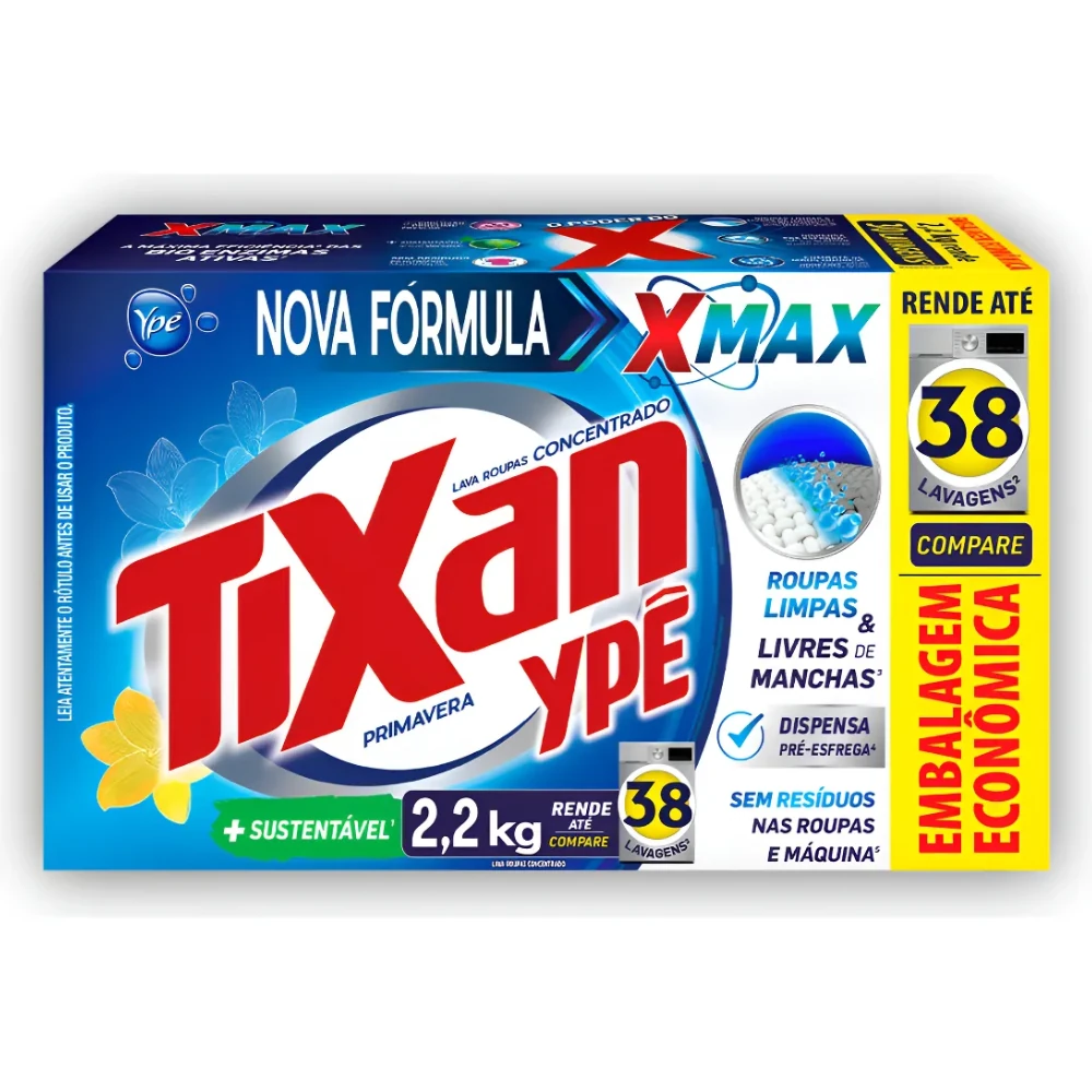 Castro Naves - SABAO EM PO TIXAN YPE PRIMAVERA CX/ 2,2KG - 106629 01