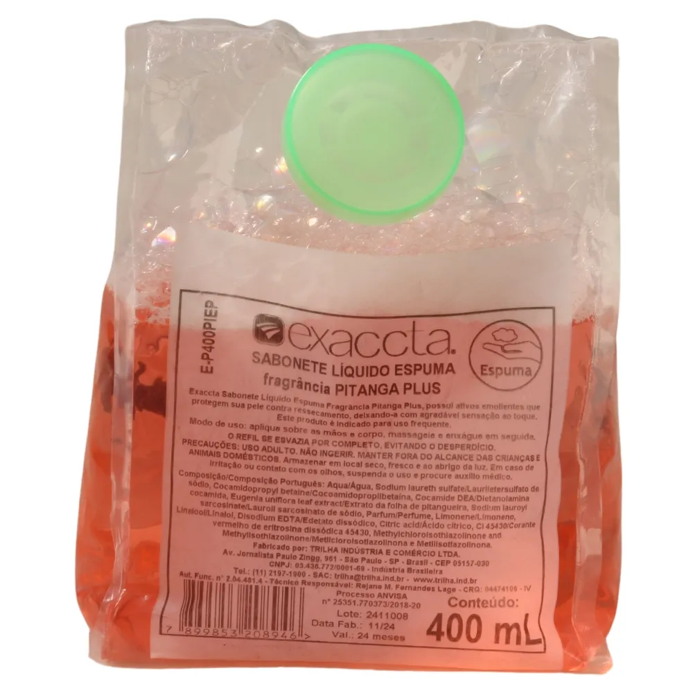 Castro Naves - SABONETE ESPUMA PITANGA PLUS REFIL 400ML - 14967 01