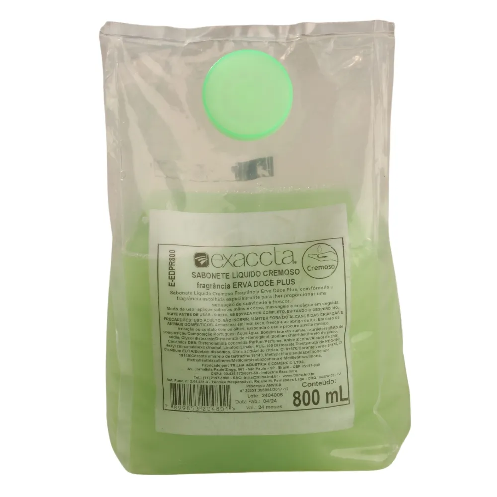 Castro Naves - SABONETE LIQ ERVA DOCE REFIL 800ML - 15023 01