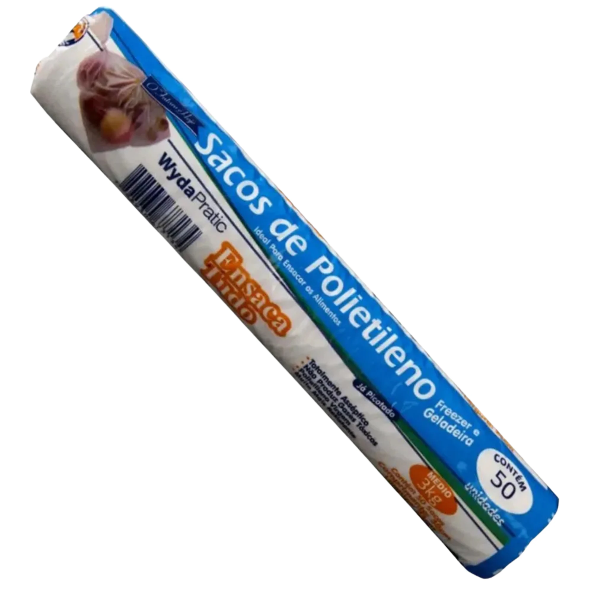 Castro Naves - SACO PLASTICO POLIETILENO 3KG C/50 - 72082 01