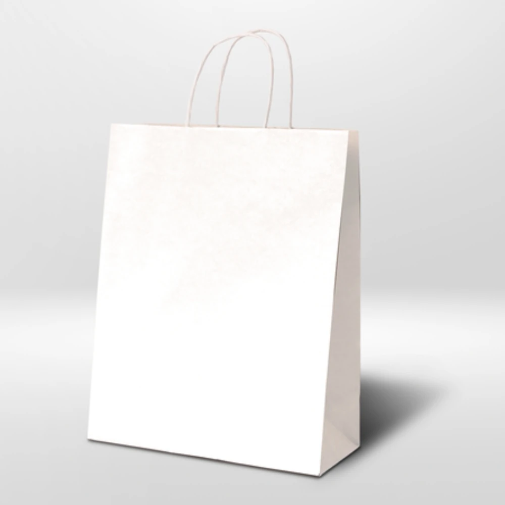 Castro Naves - SACOLA PAPEL BRANCA MINI 16X12X7CM C/10 - 106783 01
